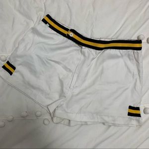 Vintage White Tennis Shorts